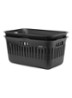 Collect-It wasmand met deksel 40 liter set van 2 - Zwart