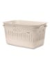 Collect-It wasmand met deksel 40 liter set van 2 - Beige