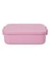 Make & Take medium lunchbox - Donkerroze