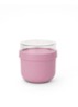 Make & Take Yoghurt Beker To Go 500 ml - Donkerroze
