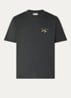 Flora 2.0 T-shirt met logo- en backprint - Donkergrijs