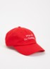 Pet met logoborduring - Rood
