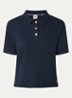 Cara polo van jersey - Donkerblauw