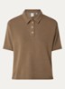 Cara polo van jersey - Lichtbruin