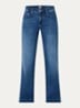 Maine high waist flared jeans met steekzakken - Lichtblauw