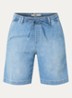 Maine mid waist wide fit korte broek met steekzakken - Blauwgrijs