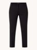 Maron mid waist cropped regular fit chino met steekzakken - Zwart