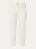 May high waist slim fit jeans met gekleurde wassing - Gebroken wit