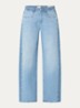 Morgan high waist wide leg jeans met steekzakken - Lichtblauw