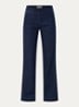 Pam mid waist loose fit jeans met donkere wassing - Donkerblauw
