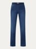 Pam mid waist loose fit jeans met donkere wassing - Indigo