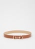 Riem van leer - Cognac