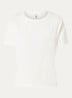T-shirt met borduring - Gebroken wit