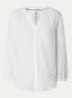 Velia blouse van linnen met broderie - Wit
