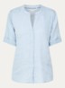 Veri blouse met V-hals - Blauwgrijs