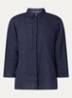 Vicki blouse van linnen - Donkerblauw