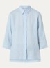 Vicki blouse van linnen - Blauwgrijs