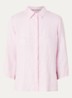 Vicki blouse van linnen - Roze