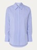 Viki blouse met streepprint en strass - Paars