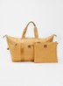 Holdall weekendtas met uitneembaar etui - Okergeel