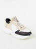 Baisley sneaker met leren details - Wit