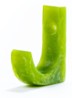 Pavone wandhaak 7 cm - Groen
