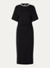 Nathala maxi jurk met split  - Blauw