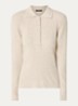 Top met knoopsluiting - Beige