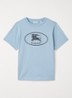 Cedar T-shirt met print - Lichtblauw