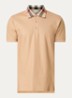 Cody regular fit polo met logoprint - Camel