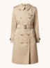 Kensington double-breasted trenchcoat met ceintuur - Bruin