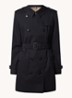 Kensington double-breasted trenchcoat met ceintuur - Zwart
