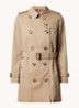 Kensington double-breasted trenchcoat met ceintuur - Bruin