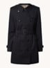 Kensington double-breasted trenchcoat met ceintuur - Zwart