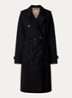 Kensington trenchcoat met ceintuur - Zwart