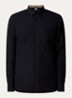 Sherfield slim fit overhemd met stretch - Zwart