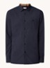 Sherfield slim fit overhemd met stretch  - Blauw