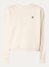 Bibi sweater met logo - Creme