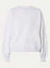 Bibi sweater met logo - Lichtgrijs