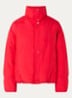Joy gewatteerd jack met opstaand kraag en steekzakken - Rood