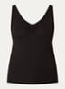 Lia tanktop met stretch - Zwart