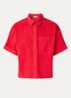 Novi blouse met borstzak - Rood
