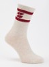 Sokken met glitter - Rood
