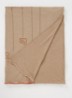 Ricamo sjaal met strass 200 x 75 cm - Beige