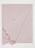 Stamp sjaal met strass 190 x 70 cm - Oudroze