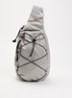 Crossbodytas met logo en verstelbare schouderriem - Grijs