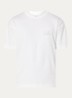 T-shirt met logo- en backprint - Wit