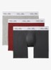 Boxershort met logoband in 3-pack - Grijs