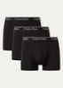 Boxershorts met logoband in 3-pack - Diepzwart