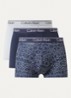 Boxershorts met logoband in 3-pack - Blauw